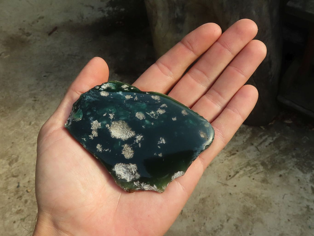 Polished On One Side Emerald Mtorolite Plates x 12 From Mutorashanga, Zimbabwe - Toprock Gemstones and Minerals 