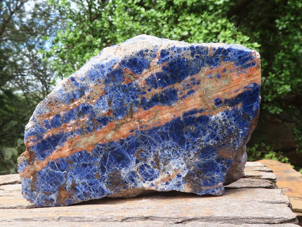 Polished Large Standing Sodalite Slab  x 1 From Namibia - Toprock Gemstones and Minerals 