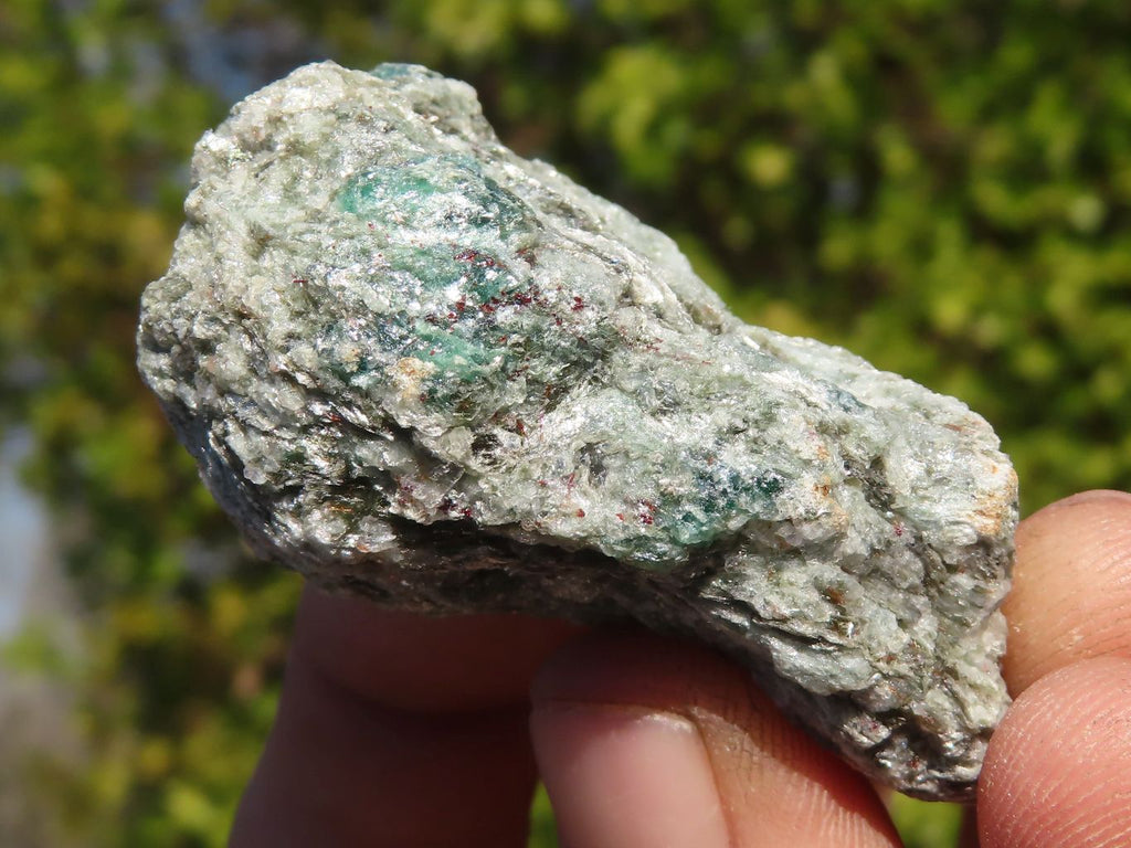 Natural Rare Emerald Mica In Matrix Cobbed Specimens x 20 From Mutoko, Zimbabwe - Toprock Gemstones and Minerals 
