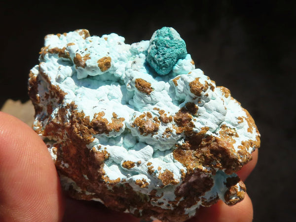 Natural Blue Drusy Quartz Coated Chrysocolla Dolomite Specimens  x 12 From Likasi, Congo - Toprock Gemstones and Minerals 