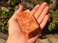 Natural New Sunset Orange Calcite Specimens  x 12 From Spitzkop, Namibia - Toprock Gemstones and Minerals 