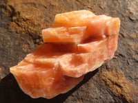 Natural New Sunset Orange Calcite Specimens  x 12 From Spitzkop, Namibia - Toprock Gemstones and Minerals 
