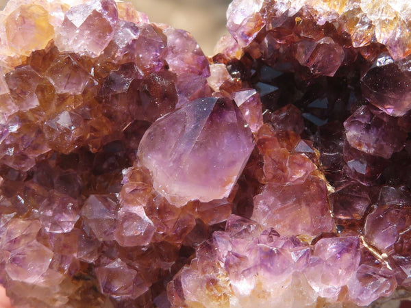 Natural Spirit Amethyst Quartz Clusters  x 9 From Boekenhouthoek, South Africa - TopRock