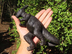 Polished Soapstone Dinosaur Carving  x 1 From Zimbabwe - Toprock Gemstones and Minerals 