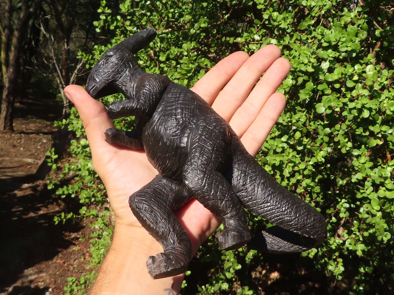 Polished Soapstone Dinosaur Carving  x 1 From Zimbabwe - Toprock Gemstones and Minerals 