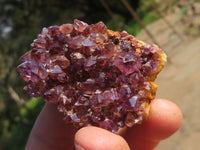 Natural Small Dark "Amethystos" Amethyst Clusters x 35 From Kwaggafontein, South Africa - TopRock