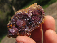 Natural Small Dark "Amethystos" Amethyst Clusters x 35 From Kwaggafontein, South Africa - TopRock