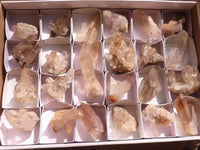 Natural Smokey Quartz Crystal Clusters  x 24 From Madagascar - Toprock Gemstones and Minerals 