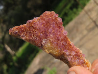 Natural Small Dark "Amethystos" Amethyst Clusters x 35 From Kwaggafontein, South Africa - TopRock
