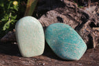 Polished Blue Kobi Amazonite Standing Free Forms x 6 From Zimbabwe - TopRock