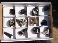 Natural Schorl Black Tourmaline Specimens  x 12 From Erongo, Namibia - Toprock Gemstones and Minerals 