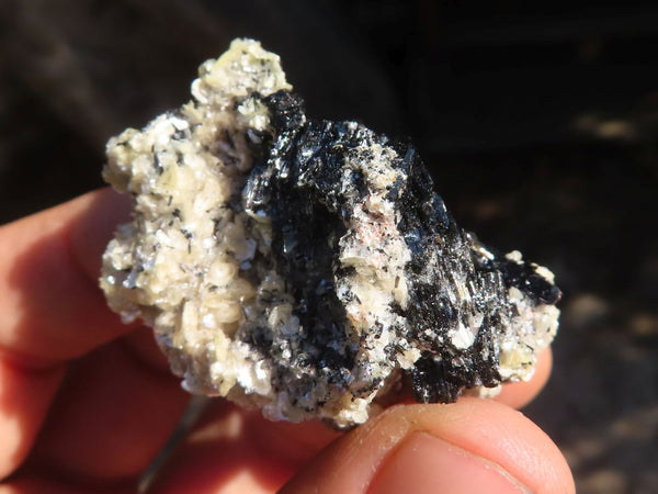 Natural Schorl Black Tourmaline Specimens  x 12 From Erongo, Namibia - Toprock Gemstones and Minerals 