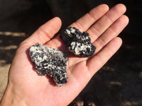 Natural Schorl Black Tourmaline Specimens  x 12 From Erongo, Namibia - Toprock Gemstones and Minerals 