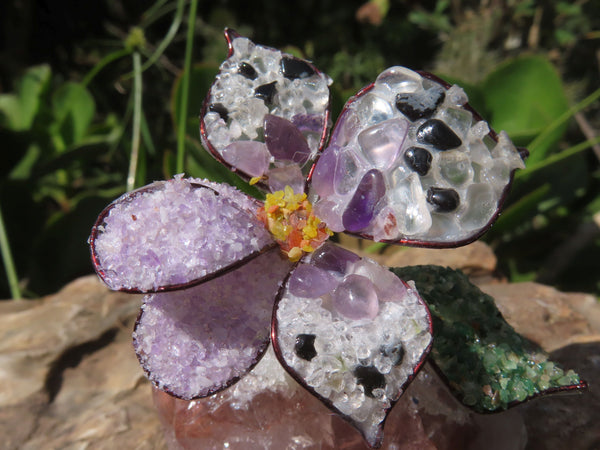 Polished Gemstone Art Medium Sized Orchids - sold per piece - From South Africa - TopRock