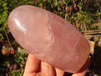 Polished Pink Rose Quartz Standing Free Forms x 3 From Antsirabe, Madagascar - Toprock Gemstones and Minerals 