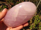 Polished Pink Rose Quartz Standing Free Forms x 3 From Antsirabe, Madagascar - Toprock Gemstones and Minerals 