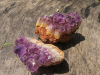 Natural Mini to Small Dark "Amethystos" Amethyst Clusters x 70 From Kwaggafontein, South Africa - TopRock