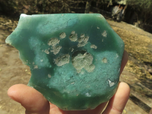 Polished Green Emerald Chrysoprase Plates  x 6 From Mutorashanga, Zimbabwe - TopRock