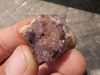 Natural Mini to Small Dark "Amethystos" Amethyst Clusters x 70 From Kwaggafontein, South Africa - TopRock