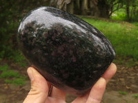 Polished Sparkling Blue Iolite / Water Sapphire Standing Free Forms  x 3 From Madagascar - TopRock