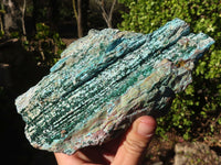 Natural Drusy Coated Chrysocolla & Malachite Dolomite Specimens x 3 From Kakanda, Congo - Toprock Gemstones and Minerals 