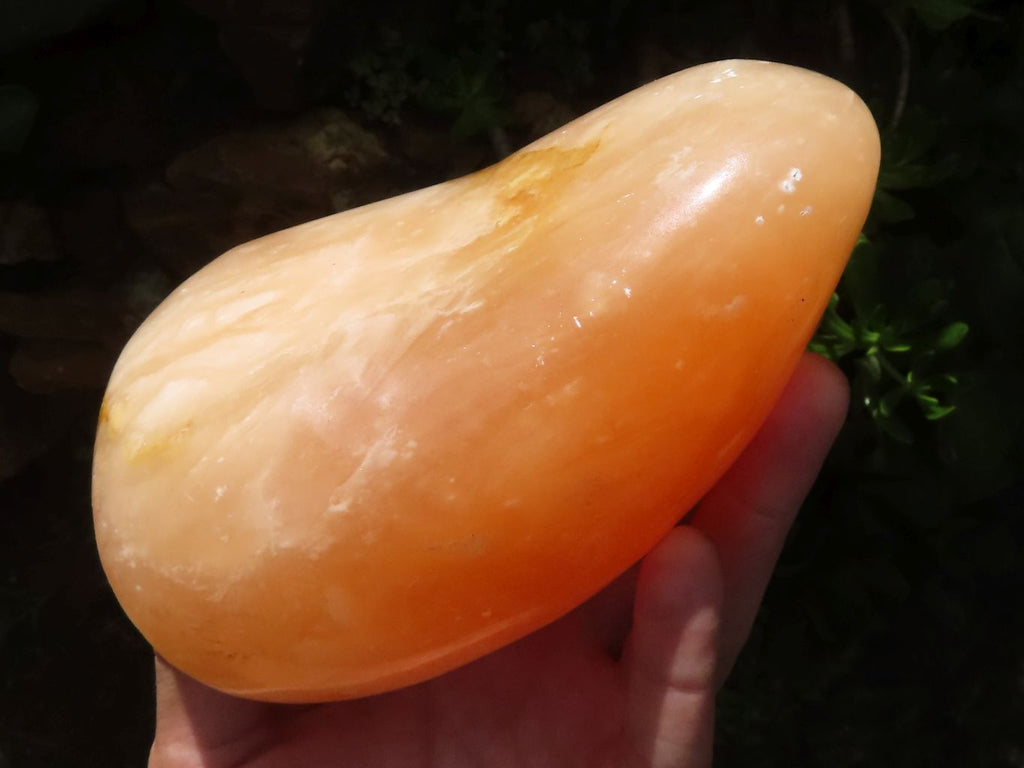 Polished Orange Twist Calcite Standing Free Form  x 1 From Madagascar - TopRock