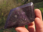 Polished Dark Purple Lepidolite Free Forms  x 4 From Zimbabwe - TopRock