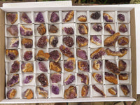Natural Small Dark "Amethystos" Amethyst Clusters x 63 From Kwaggafontein, South Africa - TopRock