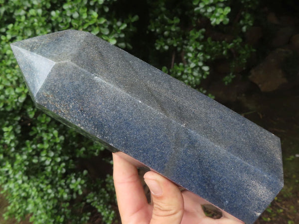 Polished Large Blue Lazulite Tower  x 1 From Madagascar - TopRock