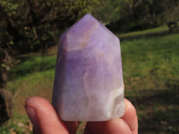 Polished Stunning Amethyst Towers with Smokey and Snow White Exposures  x 4 From Madagascar - TopRock