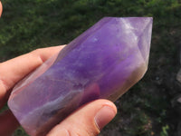 Polished Stunning Amethyst Towers with Smokey and Snow White Exposures  x 4 From Madagascar - TopRock