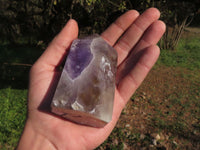 Polished Stunning Amethyst Towers with Smokey and Snow White Exposures  x 4 From Madagascar - TopRock