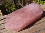 Polished Gemmy Double Terminated Rose Quartz Points x 3 From Madagascar - Toprock Gemstones and Minerals 