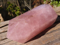 Polished Gemmy Double Terminated Rose Quartz Points x 3 From Madagascar - Toprock Gemstones and Minerals 