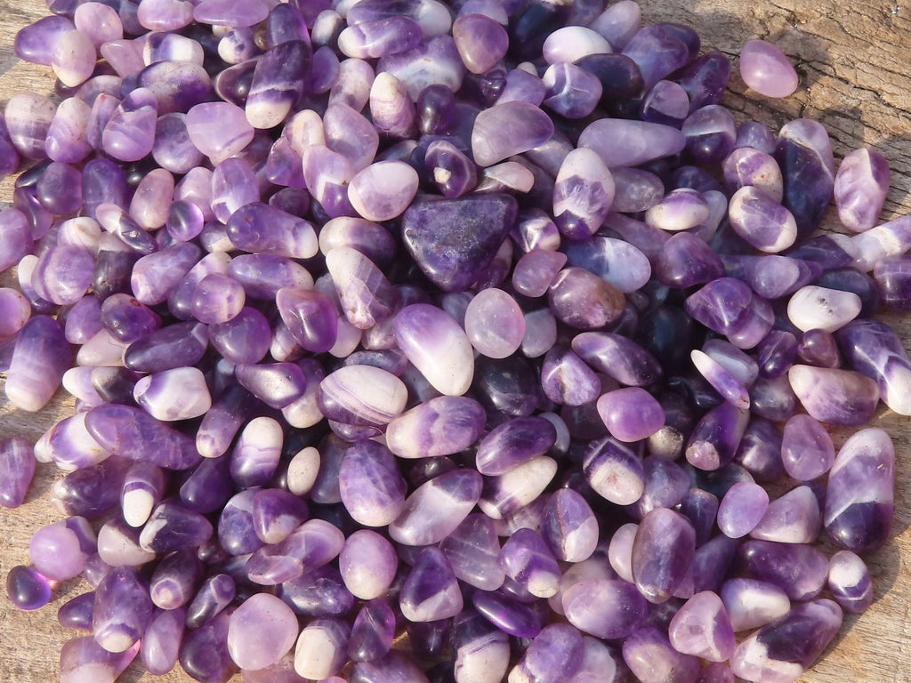 Polished Mini Craft Amethyst Tumble Stones - Sold per 500 g - From Zambia - Toprock Gemstones and Minerals 