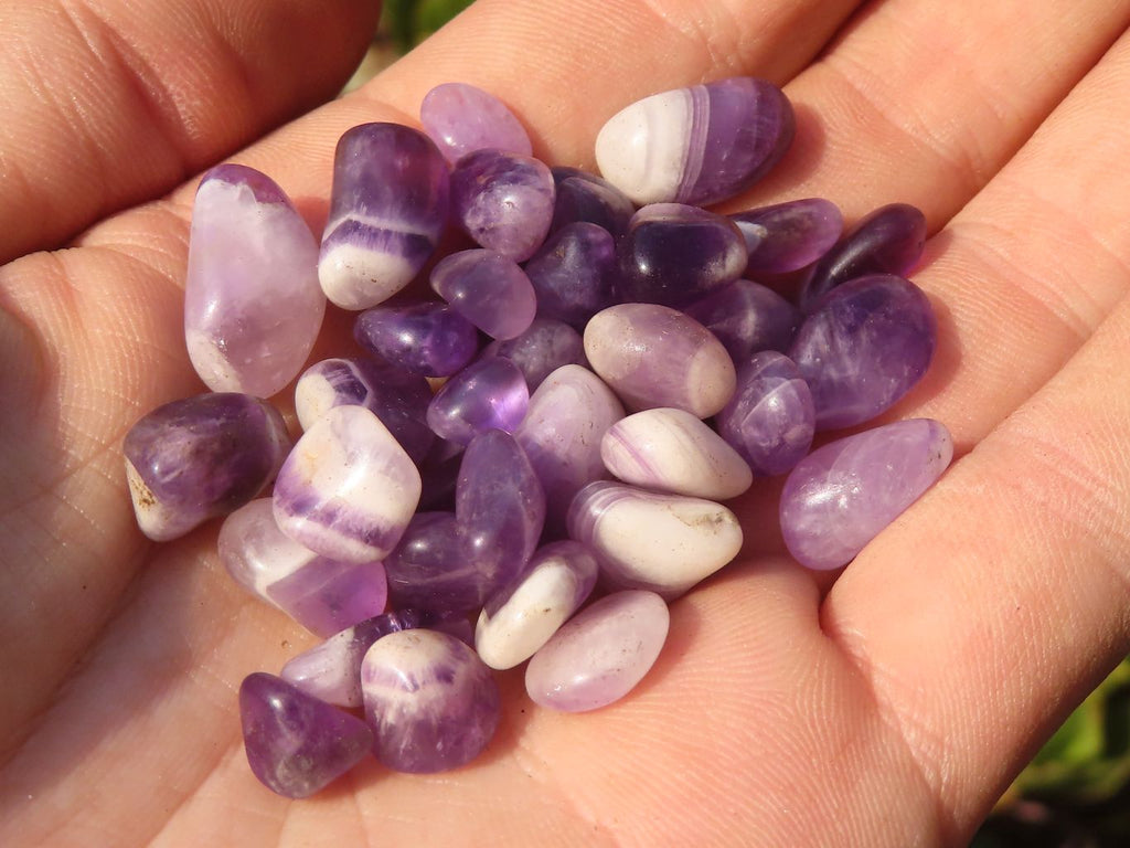 Polished Mini Craft Amethyst Tumble Stones - Sold per 500 g - From Zambia - Toprock Gemstones and Minerals 
