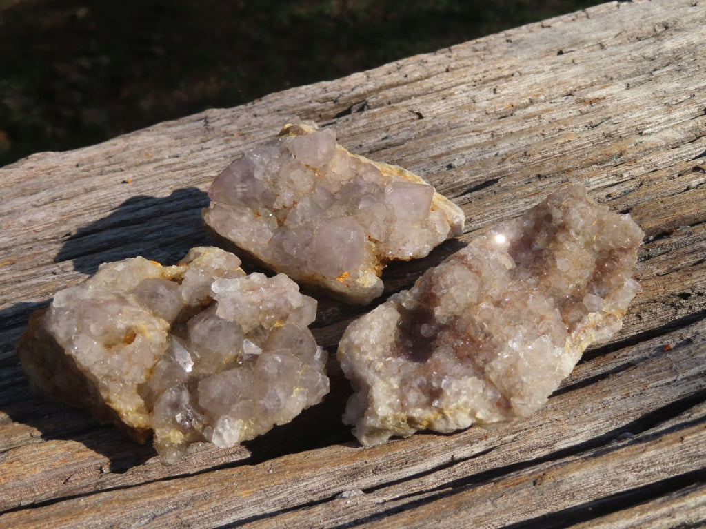 Natural Smokey Spirit Quartz Clusters x 19 From Southern Africa - TopRock