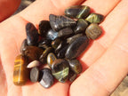 Polished Mini Craft Blue Tigers Eye (Hawk Eye) Tumble Stones - Sold per 500 g - From Prieska, South Africa - Toprock Gemstones and Minerals 