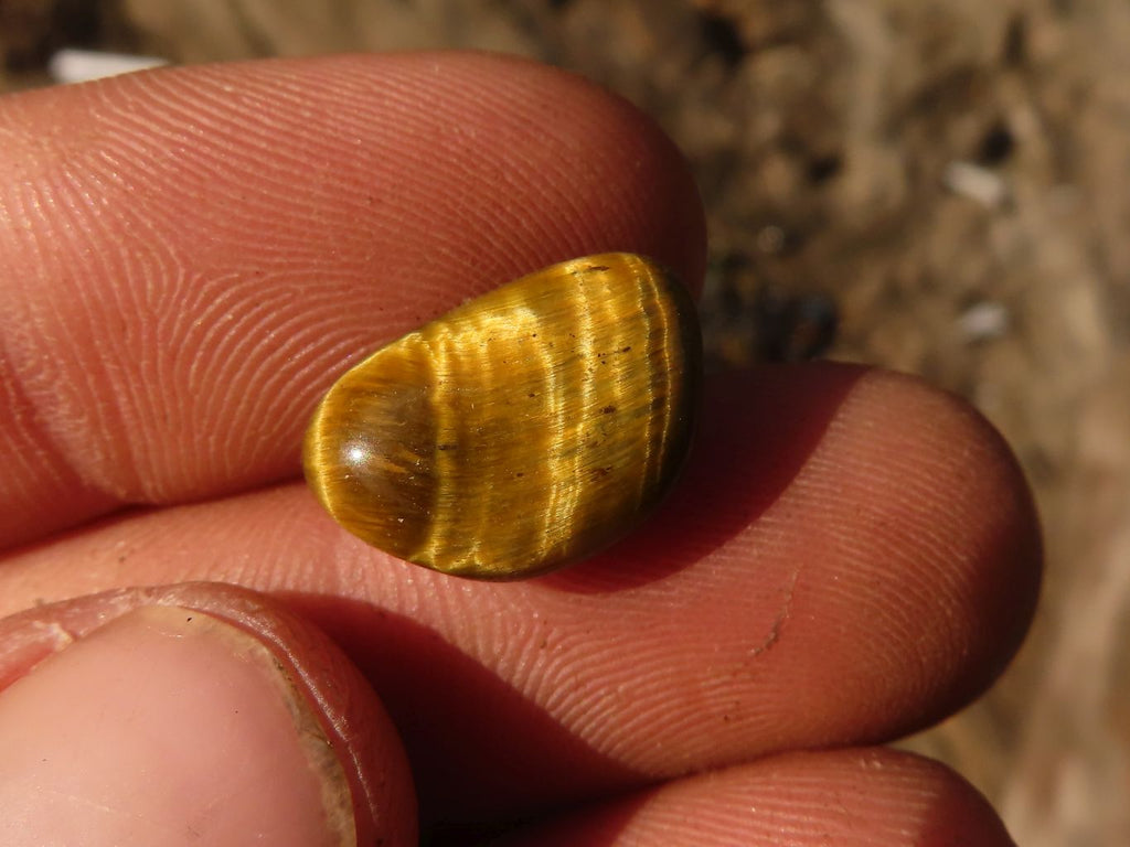 Polished Mini Craft Blue Tigers Eye (Hawk Eye) Tumble Stones - Sold per 500 g - From Prieska, South Africa - Toprock Gemstones and Minerals 
