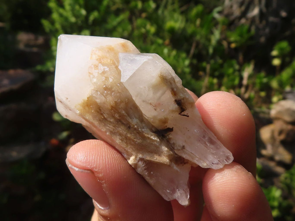 Natural Pineapple Candle Quartz Crystals  x 35 From Antsirabe, Madagascar - Toprock Gemstones and Minerals 