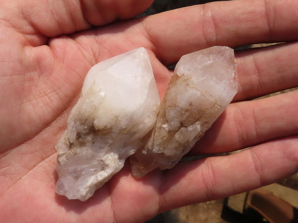 Natural Pineapple Candle Quartz Crystals  x 35 From Antsirabe, Madagascar - Toprock Gemstones and Minerals 