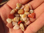 Polished Mini Craft Pink Agate Tumble Stones - Sold per 500 g - From Botswana - Toprock Gemstones and Minerals 