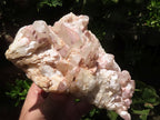Natural White Quartz Clusters  x 2 From Madagascar - TopRock