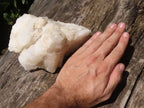 Natural White Quartz Clusters  x 2 From Madagascar - TopRock