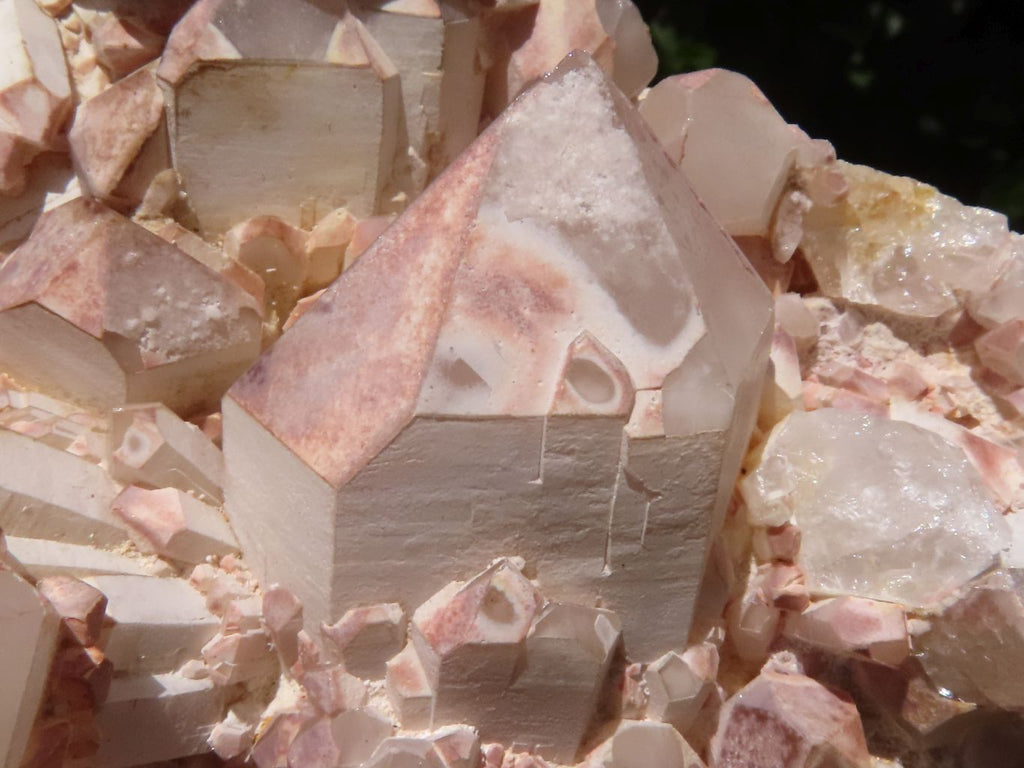 Natural White Quartz Clusters  x 2 From Madagascar - TopRock