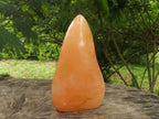 Polished Orange Twist Calcite Standing Free Forms  x 2 From Madagascar - TopRock