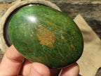 Polished Green Verdite Palm Stones  x 6 From Zimbabwe - TopRock