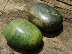 Polished Green Verdite Palm Stones  x 6 From Zimbabwe - TopRock