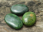 Polished Green Verdite Palm Stones  x 6 From Zimbabwe - TopRock