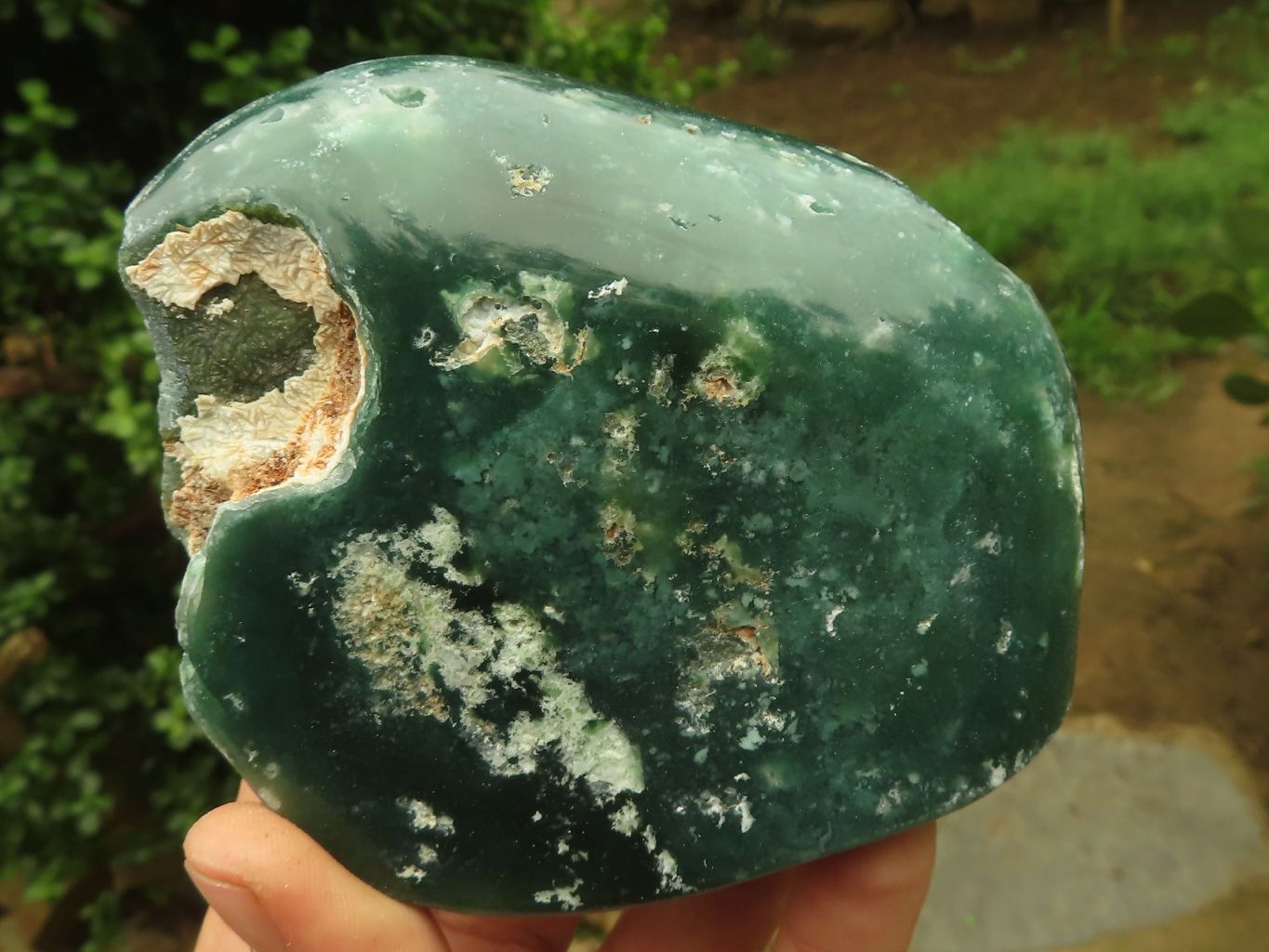 Polished Emerald Mtorolite / Chrome Chrysoprase Plates  x 6 From Karoi, Zimbabwe - TopRock